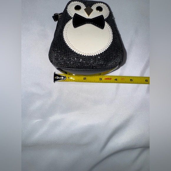 NWT: Kate Spade Clifton Lane Little Leo Black Penguin Tote Bag & Coin Purse (v) - Picture 15 of 16